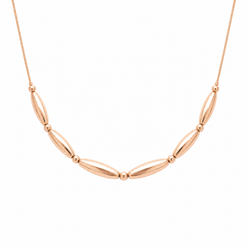 Colar Folheado a Ouro 18K Mix de Banhos Elos Redondos