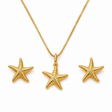 Conjunto Estrela 18K